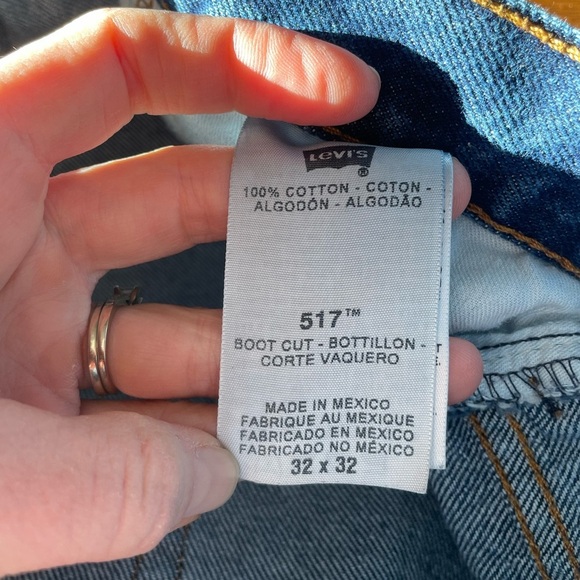 Levi’s 517 Vintage Blue Jeans Bootcut Fit - Picture 4 of 14